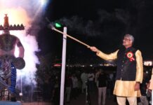 बालकोनगर में धूमधाम से मनाया गया विजयादशमी उत्सव